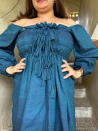 Convertible Dress in Blue