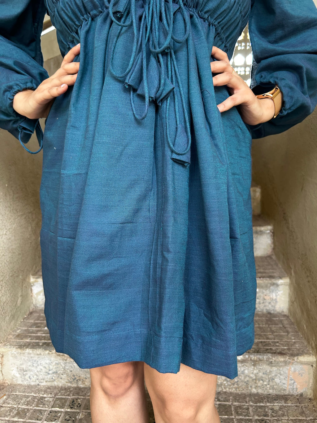 Convertible Dress in Blue