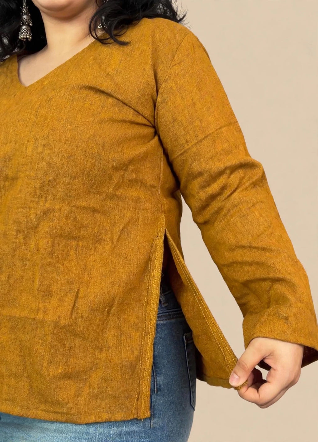 Mustard Kurti