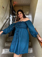 Convertible Dress in Blue