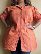 Orange Oversized Shirt