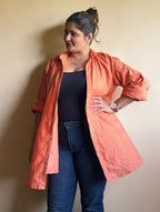 Orange Oversized Shirt