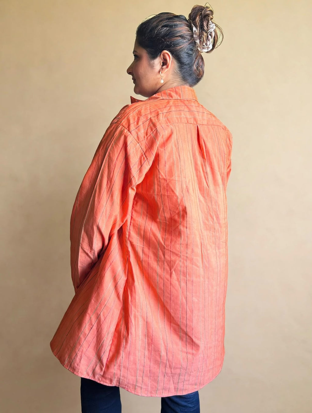 Orange Oversized Shirt