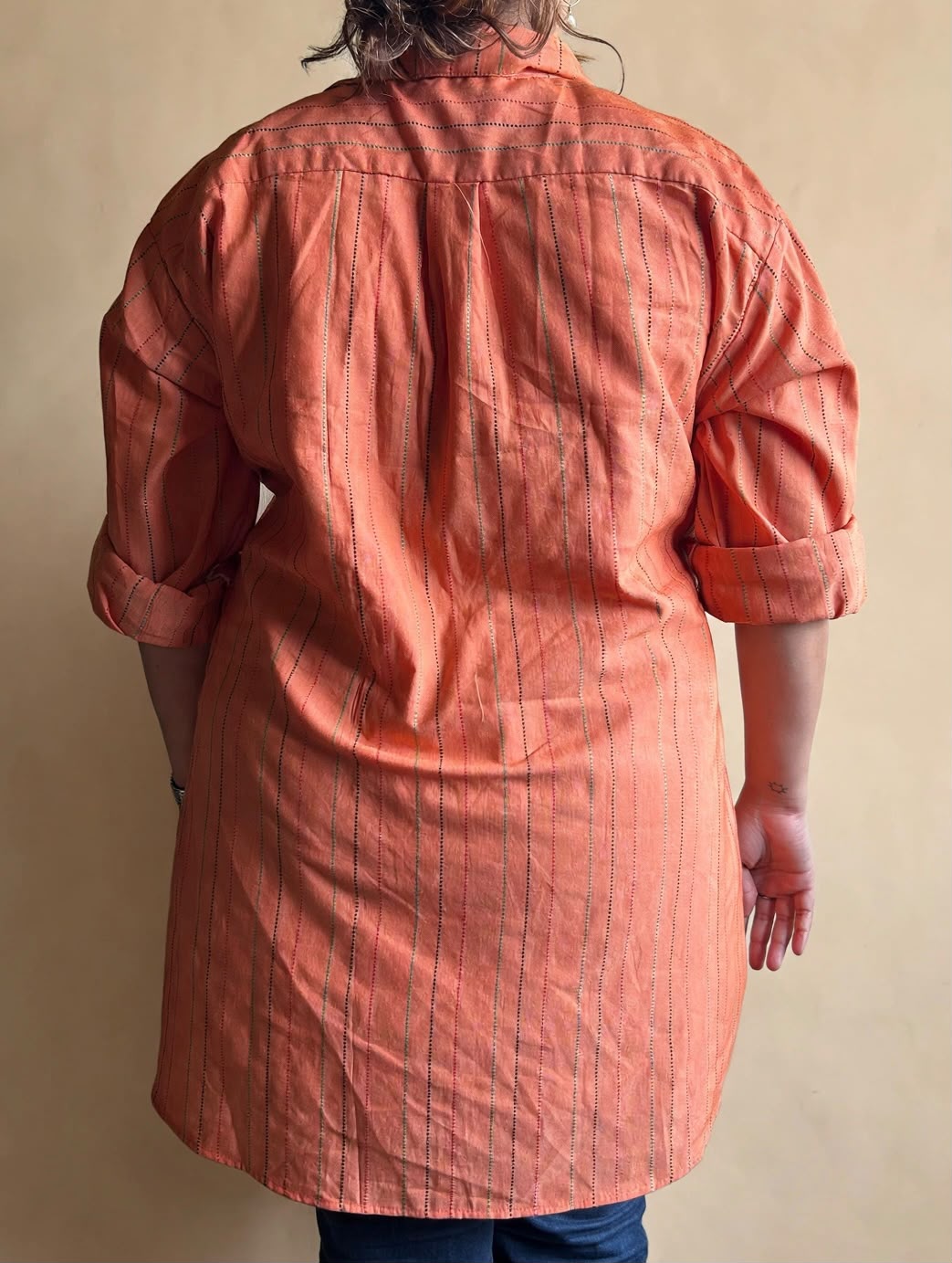 Orange Oversized Shirt